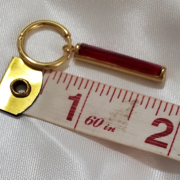 18K Gold Plated Stainless Steel Red Gold Crystal Necklaces 4 pcs Jewelry Set - Picture 3 of 3